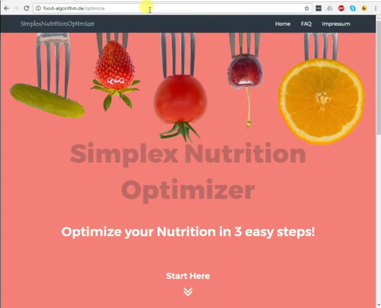 Simplex Nutrition Optimizer — Solo-Founded Web App